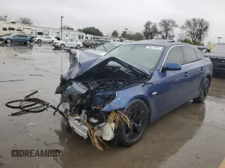 2006 BMW 5 Series 525i with VIN WBANE53556B992335, listed as a Copart auction lot 86210974 with Not Provided miles and Salvage Title. Bid and sale history available at carsss.com. Image 1.