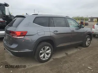 2018 Volkswagen Atlas SEL с VIN 1V2MR2CA0JC501086, выставлен на аукционе Copart как лот 54409025 с пробегом 82 044 миль миль и Списание • Salvage title. История ставок и продаж доступна на DreamBid. Изображение 3.