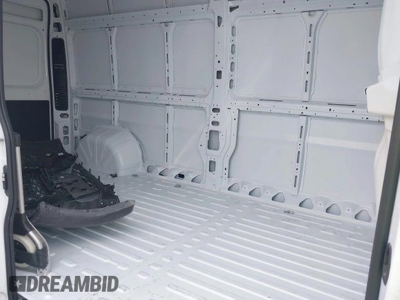 2025 Ram ProMaster Cargo with VIN 3C6MRVHG0SE545736, listed as a IAAI auction lot 42022112 with 683 mi miles and . Bid and sale history available at DreamBid. Image 8.