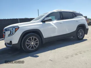 2023 GMC Terrain SLT z VIN 3GKALVEG6PL137993, wystawiony jako Copart lot #52916305 z przebiegiem 40 223 mil mil oraz Nie do naprawy • Non repairable. Historia ofert i sprzedaży dostępna na DreamBid. Obrazek 1.