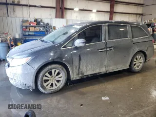 2016 Honda Odyssey EX-L with VIN 5FNRL5H6XGB159396, listed as a Copart auction lot 46172725 with 138,740 mi miles and Salvage Title. Bid and sale history available at DreamBid. Image 1.