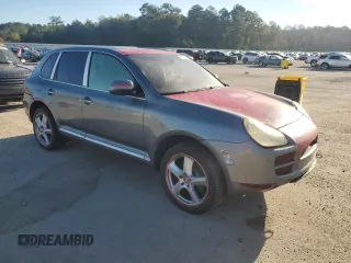 2005 Porsche Cayenne S with VIN WP1AB29P85LA61837, listed as a Copart auction lot 75708194 with 0 mi miles and Salvage Title. Bid and sale history available at carsss.com. Image 4.