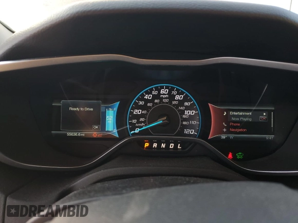 2015 Ford Focus Electric z VIN 1FADP3R44FL221828, wystawiony jako Copart lot #43067325 z przebiegiem 55 636 mil mil oraz Szkoda całkowita • Salvage title. Historia ofert i sprzedaży dostępna na DreamBid. Obrazek 9.
