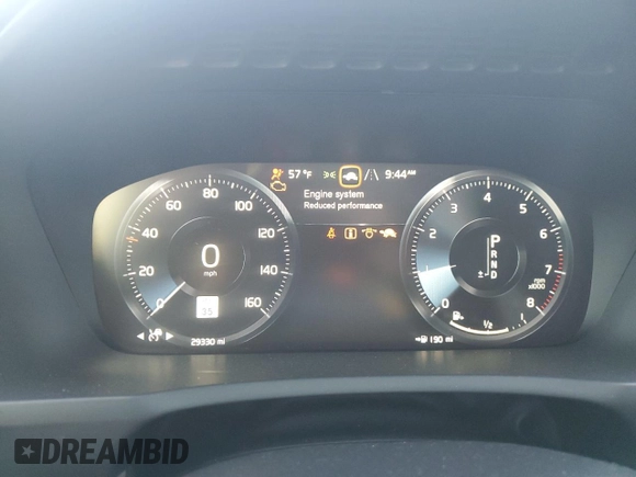 2022 Volvo XC90 Inscription with VIN YV4A221L5N1858808, listed as a Copart auction lot 74584894 with 29,330 mi miles and Salvage title. Bid and sale history available at DreamBid. Image 9.