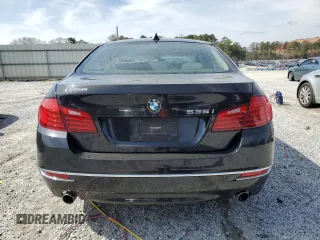 2015 BMW 5 Series 535i with VIN WBA5B1C59FD920690, listed as a Copart auction lot 49228425 with Not Provided miles and Salvage Title. Bid and sale history available at carsss.com. Image 6.