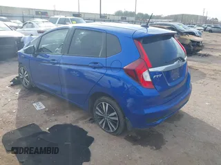 2019 Honda Fit EX with VIN 3HGGK5H80KM743176, listed as a IAAI auction lot 41681337 with 54,916 mi miles and . Bid and sale history available at DreamBid. Image 3.