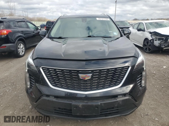 2019 Cadillac XT4 AWD Luxury with VIN 1GYFZBR47KF145435, listed as a Copart auction lot 78131744 with 36,825 mi miles and Salvage Title. Bid and sale history available at carsss.com. Image 5.