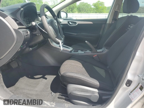 2014 Nissan Sentra S with VIN 3N1AB7AP2EL696554, listed as a Copart auction lot 54410195 with 93,406 mi miles and Salvage Title. Bid and sale history available at DreamBid. Image 7.