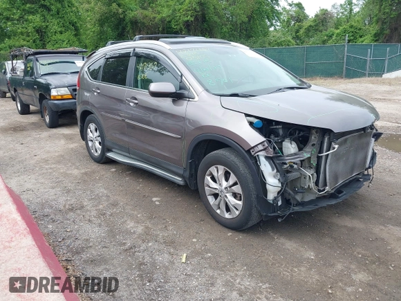 2012 Honda CR-V EX-L with VIN 5J6RM4H79CL021768, listed as a IAAI auction lot 42171357 with 123,103 mi miles and . Bid and sale history available at DreamBid. Image 1.