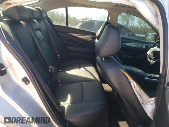 2016 Infiniti Q50 Premium with VIN JN1EV7AR0GM343412, listed as a Copart auction lot 48701635 with 133,669 mi miles and Salvage Title. Bid and sale history available at DreamBid. Image 10.