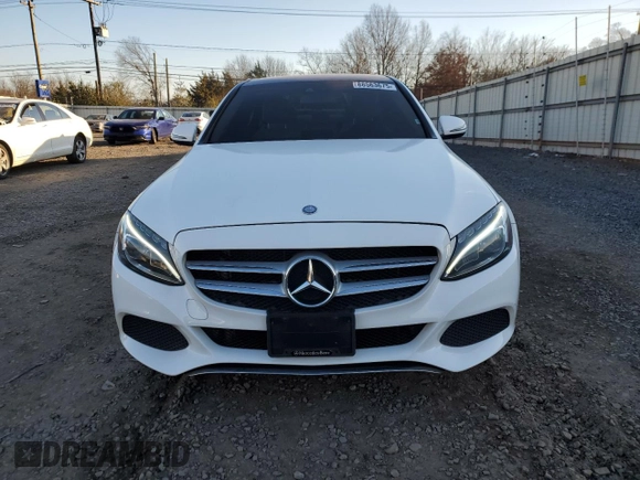 2017 Mercedes-Benz C 300 with VIN WDDWF4KB4HR245864, listed as a Copart auction lot 88563675 with 120,988 mi miles and Salvage Title. Bid and sale history available at carsss.com. Image 5.