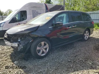 2018 Honda Odyssey EX-L с VIN 5FNRL6H70JB105644, выставлен на аукционе Copart как лот 54773185 с пробегом 57 920 миль миль и Списание • Salvage title. История ставок и продаж доступна на DreamBid. Изображение 1.