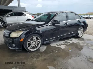 2010 Mercedes-Benz C 300 Sport with VIN WDDGF5EBXAF414136, listed as a Copart auction lot 50568495 with 157,542 mi miles and Salvage Title. Bid and sale history available at DreamBid. Image 1.