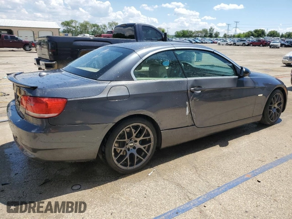 2007 BMW 3 Series 328i with VIN WBAWL13557PX14249, listed as a Copart auction lot 56940895 with 83,147 mi miles and Salvage title. Bid and sale history available at DreamBid. Image 3.