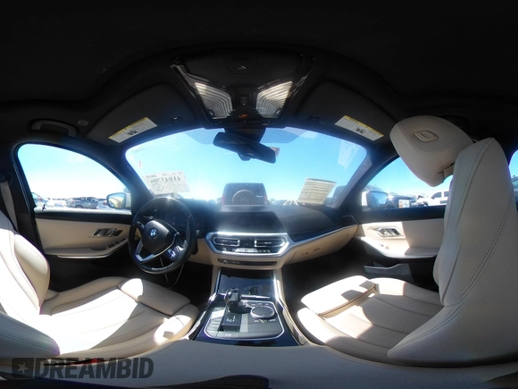 2019 BMW 3 Series 330i with VIN WBA5R1C58KAK07061, listed as a IAAI auction lot 41843706 with 57,930 mi miles and . Bid and sale history available at DreamBid. Image 19.