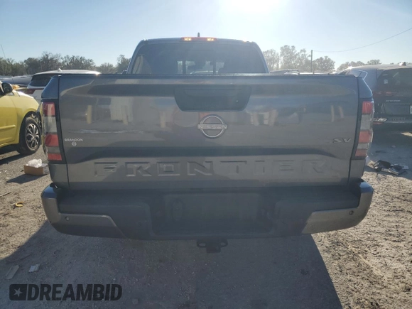 2022 Nissan Frontier SV с VIN 1N6ED1FJ8NN647799, выставлен на аукционе Copart как лот 82972714 с пробегом 46 755 миль миль и Списание • Salvage title. История ставок и продаж доступна на DreamBid. Изображение 6.