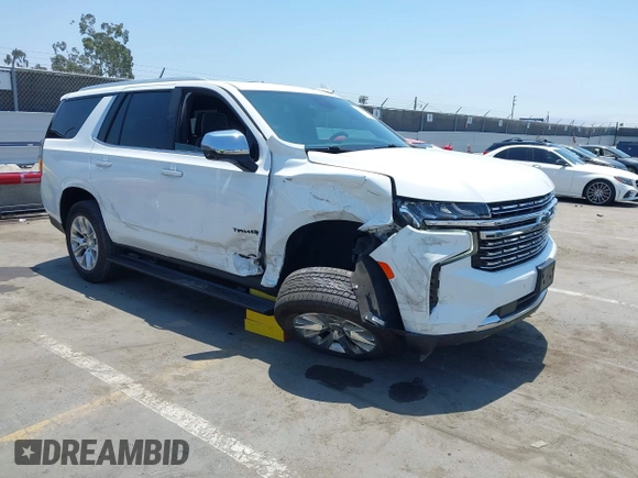 2023 Chevrolet Tahoe Premier with VIN 1GNSKSKD0PR262516, listed as a IAAI auction lot 42473875 with 83,461 mi miles and . Bid and sale history available at DreamBid. Image 1.