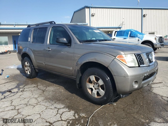 2006 Nissan Pathfinder SE with VIN 5N1AR18WX6C605168, listed as a Copart auction lot 51843215 with 225,334 mi miles and Clean Title. Bid and sale history available at carsss.com. Image 4.