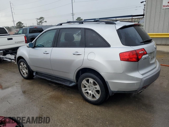 2009 Acura MDX Tech Pkg with VIN 2HNYD28629H515869, listed as a Copart auction lot 80549084 with 0 mi miles and Salvage Title. Bid and sale history available at carsss.com. Image 2.