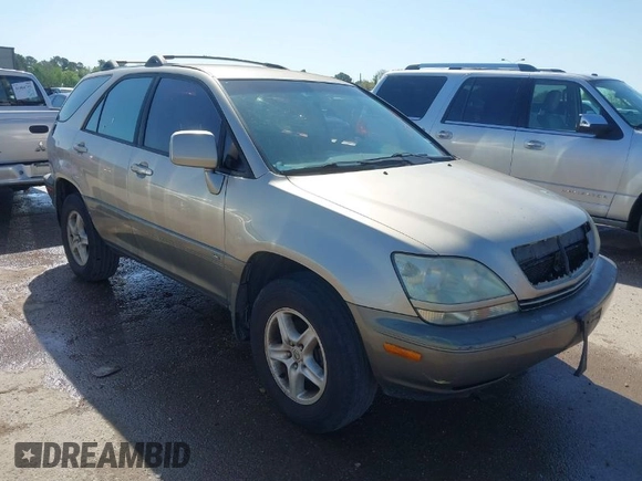 2001 Lexus RX 300 with VIN JTJGF10U410088393, listed as a IAAI auction lot 41864872 with 212,728 mi miles and . Bid and sale history available at DreamBid. Image 1.