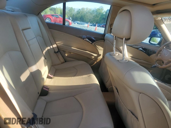 2007 Mercedes-Benz E-Class 3.5L with VIN WDBUF56X47B099405, listed as a Copart auction lot 53026835 with 188,579 mi miles and Salvage Title. Bid and sale history available at carsss.com. Image 10.
