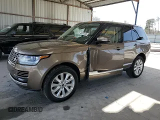 2013 Land Rover Range Rover HSE with VIN SALGS2DF9DA105504, listed as a Copart auction lot 48375135 with 196,931 mi miles and Salvage title. Bid and sale history available at DreamBid. Image 1.