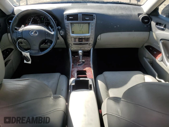 2008 Lexus IS 250 with VIN JTHCK262385019893, listed as a Copart auction lot 55444735 with 118,791 mi miles and Salvage title. Bid and sale history available at DreamBid. Image 8.