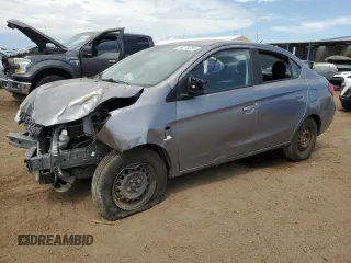 2017 Mitsubishi Mirage ES with VIN ML32F3FJ4HHF16924, listed as a Copart auction lot 59278355 with 55,021 mi miles and Salvage title. Bid and sale history available at DreamBid. Image 1.