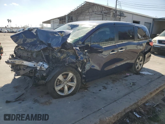 2020 Honda Odyssey EX with VIN 5FNRL6H53LB071314, listed as a Copart auction lot 46994745 with Not Provided miles and Salvage Title. Bid and sale history available at DreamBid. Image 1.