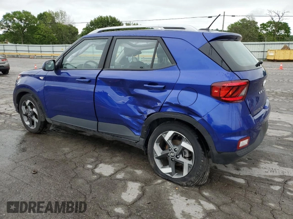 2023 Hyundai Venue Limited with VIN KMHRC8A33PU244326, listed as a Copart auction lot 55687515 with 9,973 mi miles and Salvage title. Bid and sale history available at DreamBid. Image 2.