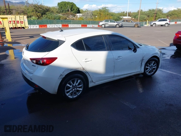 2014 Mazda 3 i Touring with VIN JM1BM1L77E1117166, listed as a IAAI auction lot 41336048 with 88,808 mi miles and . Bid and sale history available at DreamBid. Image 4.