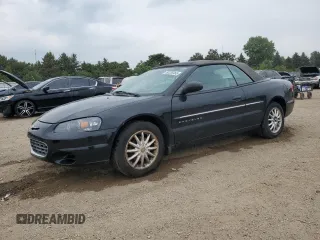 2001 Chrysler Sebring with VIN 1C3EL45U21N602844, listed as a Copart auction lot 60235465 with 70,346 mi miles and Salvage title. Bid and sale history available at DreamBid. Image 1.