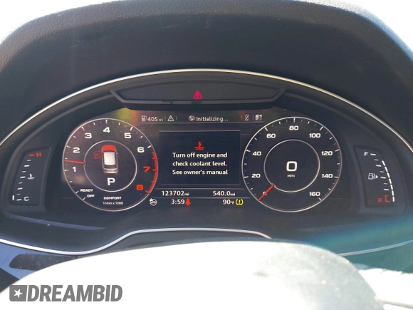 2017 Audi Q7 Prestige with VIN WA1VABF72HD017612, listed as a IAAI auction lot 41899537 with 123,702 mi miles and . Bid and sale history available at DreamBid. Image 7.