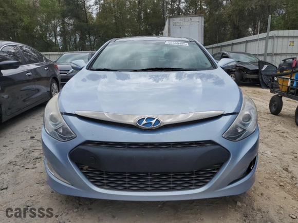 2012 Hyundai Sonata Hybrid with VIN KMHEC4A4XCA041753, listed as a Copart auction lot 50349495 with NaN miles and Clean Title. Bid and sale history available at carsss.com. Image 5.