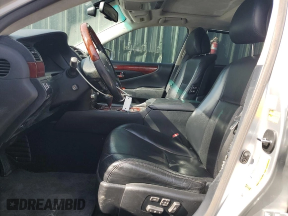 2010 Lexus LS 460 L with VIN JTHDL5EF7A5002771, listed as a Copart auction lot 54668205 with 221,878 mi miles and Salvage title. Bid and sale history available at DreamBid. Image 7.