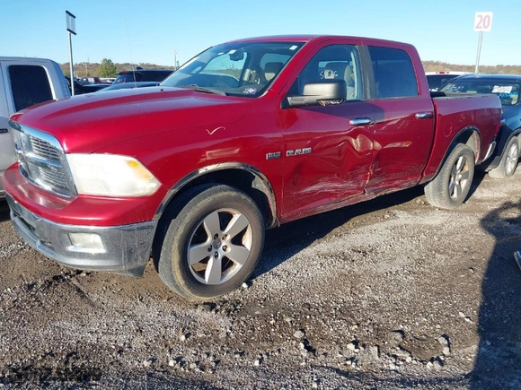 2009 Dodge Ram 1500 SLT with VIN 1D3HV13T99S718137, listed as a IAAI auction lot 40863172 with 159,564 mi miles. Bid and sale history available at carsss.com. Image 2.