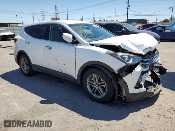 2018 Hyundai Santa Fe 2.4L with VIN 5NMZT3LB3JH095801, listed as a Copart auction lot 56068565 with 82,616 mi miles and Salvage title. Bid and sale history available at DreamBid. Image 4.