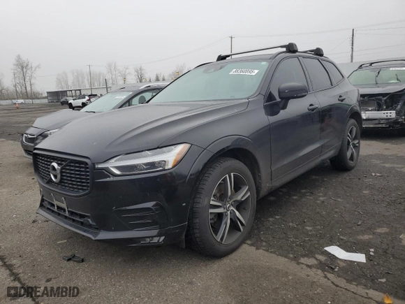2018 Volvo XC60 R-Design with VIN YV4A22RM0J1047067, listed as a Copart auction lot 88360895 with 62,658 mi miles and Salvage Title. Bid and sale history available at carsss.com. Image 1.