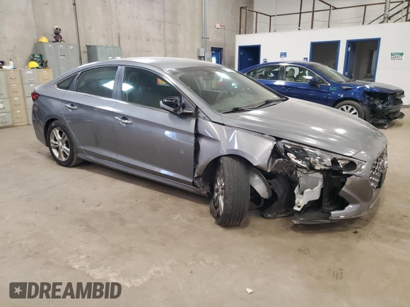 2019 Hyundai Sonata SEL with VIN 5NPE34AF5KH761667, listed as a Copart auction lot 47375465 with 63,832 mi miles and Salvage Title. Bid and sale history available at DreamBid. Image 4.