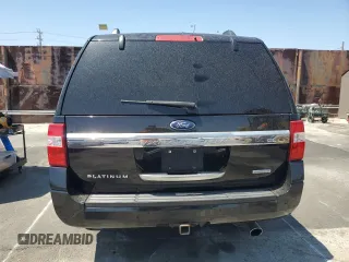 2017 Ford Expedition Max Platinum with VIN 1FMJK1MT3HEA37157, listed as a Copart auction lot 57673355 with 88,180 mi miles and Salvage title. Bid and sale history available at DreamBid. Image 6.