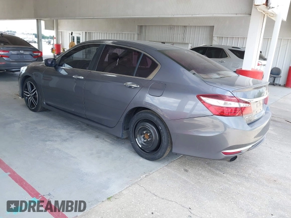 2016 Honda Accord Sport with VIN 1HGCR2F59GA093334, listed as a IAAI auction lot 42138977 with 104,271 mi miles and . Bid and sale history available at DreamBid. Image 3.