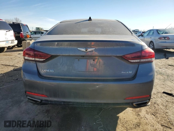 2015 Hyundai Genesis 3.8L with VIN KMHGN4JE0FU027942, listed as a Copart auction lot 89259345 with 120,717 mi miles and Salvage Title. Bid and sale history available at carsss.com. Image 6.