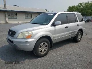 2003 Honda Pilot EX z VIN 2HKYF18673H503192, wystawiony jako Copart lot #58925075 z przebiegiem 249 119 mil mil oraz Szkoda całkowita • Salvage title. Historia ofert i sprzedaży dostępna na DreamBid. Obrazek 1.