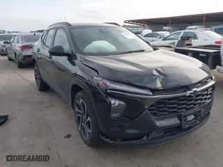 2025 Chevrolet Trax 2RS with VIN KL77LJEP1SC101628, listed as a IAAI auction lot 41585757 with 11,000 mi miles. Bid and sale history available at carsss.com. Image 1.