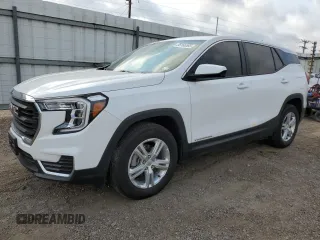 2024 GMC Terrain SLE z VIN 3GKALMEG1RL268701, wystawiony jako Copart lot #55166565 z przebiegiem 9 849 mil mil oraz Szkoda całkowita • Salvage title. Historia ofert i sprzedaży dostępna na DreamBid. Obrazek 1.
