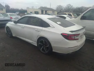 2019 Honda Accord Sport with VIN 1HGCV1F31KA009018, listed as a IAAI auction lot 38595783 with Not Provided miles and . Bid and sale history available at DreamBid. Image 3.