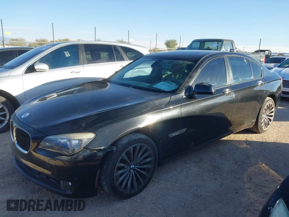 2009 BMW 7 Series 750i with VIN WBAKA83579CY33184, listed as a IAAI auction lot 40959686 with 169,251 mi miles and . Bid and sale history available at DreamBid. Image 2.