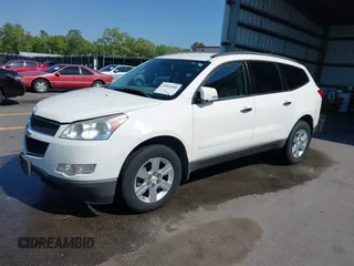 2012 Chevrolet Traverse 1LT with VIN 1GNKRGED9CJ152898, listed as a IAAI auction lot 42015588 with 166,444 mi miles and . Bid and sale history available at DreamBid. Image 2.