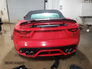 2022 Jaguar F-Type with VIN SAJD55FE3NCK77770, listed as a Copart auction lot 84887134 with Not Provided miles and Salvage Title. Bid and sale history available at DreamBid. Image 6.