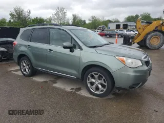 2015 Subaru Forester Touring with VIN JF2SJAWC2FH470037, listed as a Copart auction lot 55213135 with 157,515 mi miles and Salvage title. Bid and sale history available at DreamBid. Image 4.